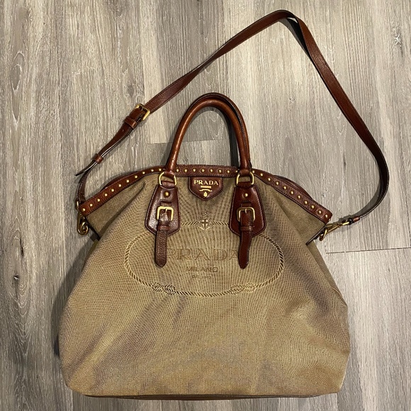 Prada canvas bag - Picture 1 of 9